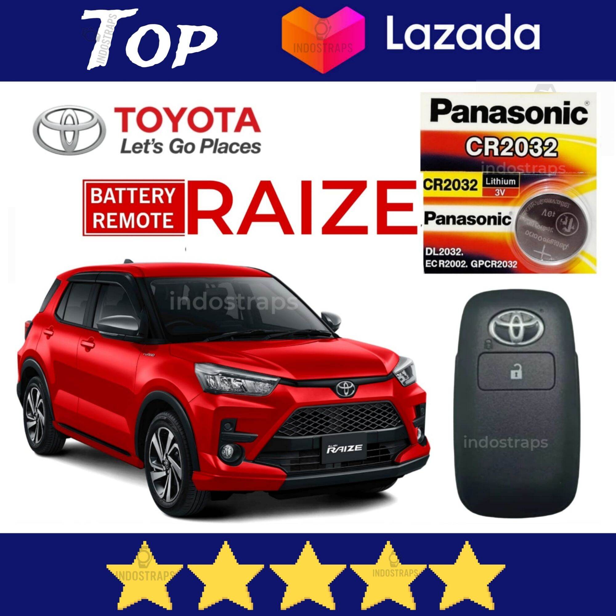 Baterai remote Raize original jepang baterai keyless toyota Raize Harga 20,000 rupiah*Gratis Ongkir