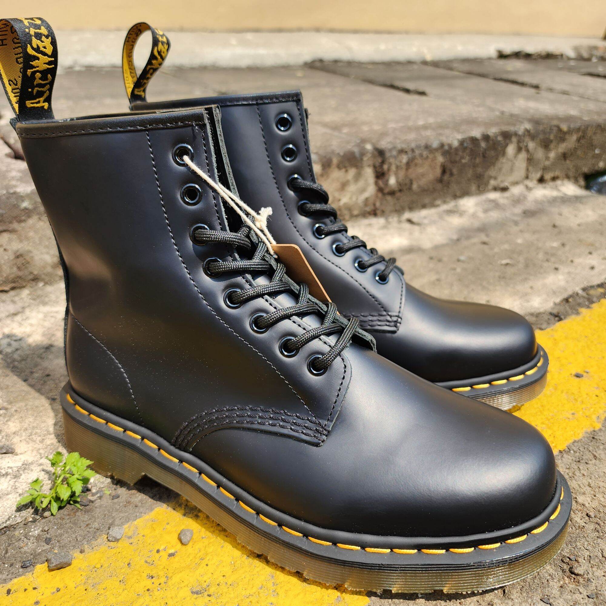 (Best selling) Docmart BOOTS Dr martens 1460 Black Smooth classic