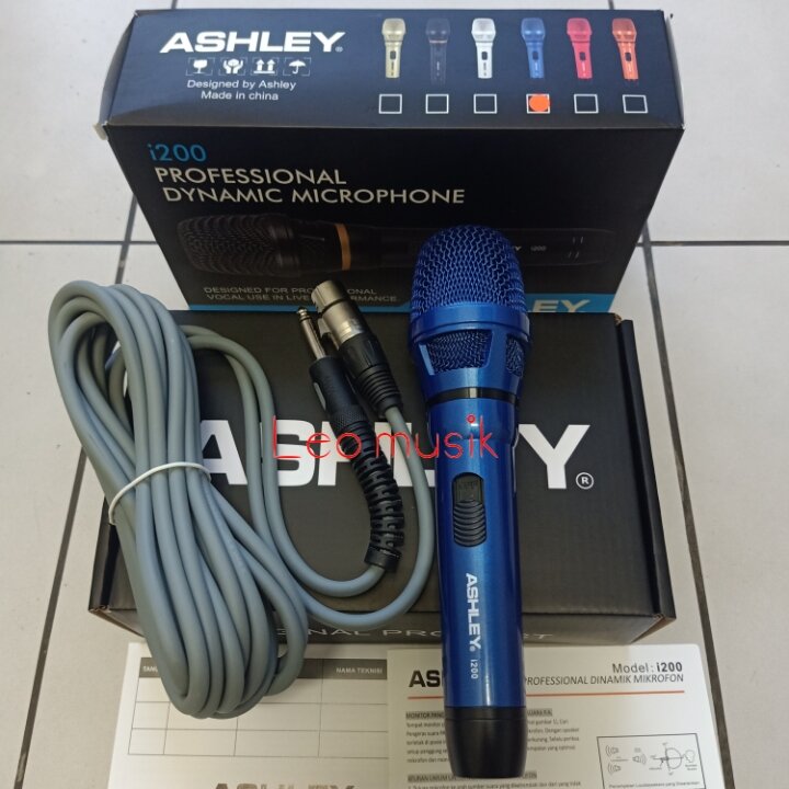 MIC KABEL ASHLEY i200 ORIGINAL PLUS KABEL MIC 5 METER Lazada Indonesia