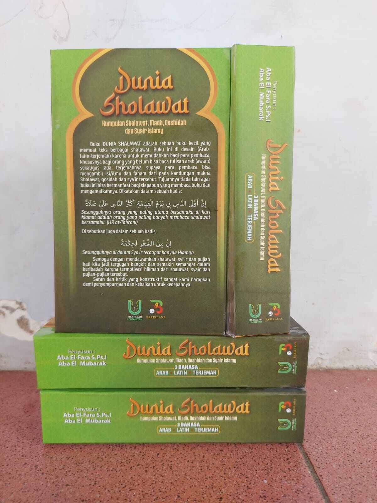 buku dunia sholawat lengkap dengan 3 bahasa arab latin terjemah paling