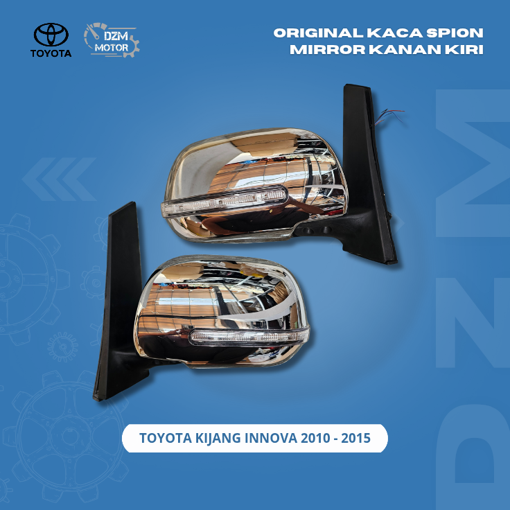Original rear view mirror left right Toyota Kijang Innova 2010 2011 2012 2013 2014 2015 Harga 550,000 rupiah*Gratis Ongkir