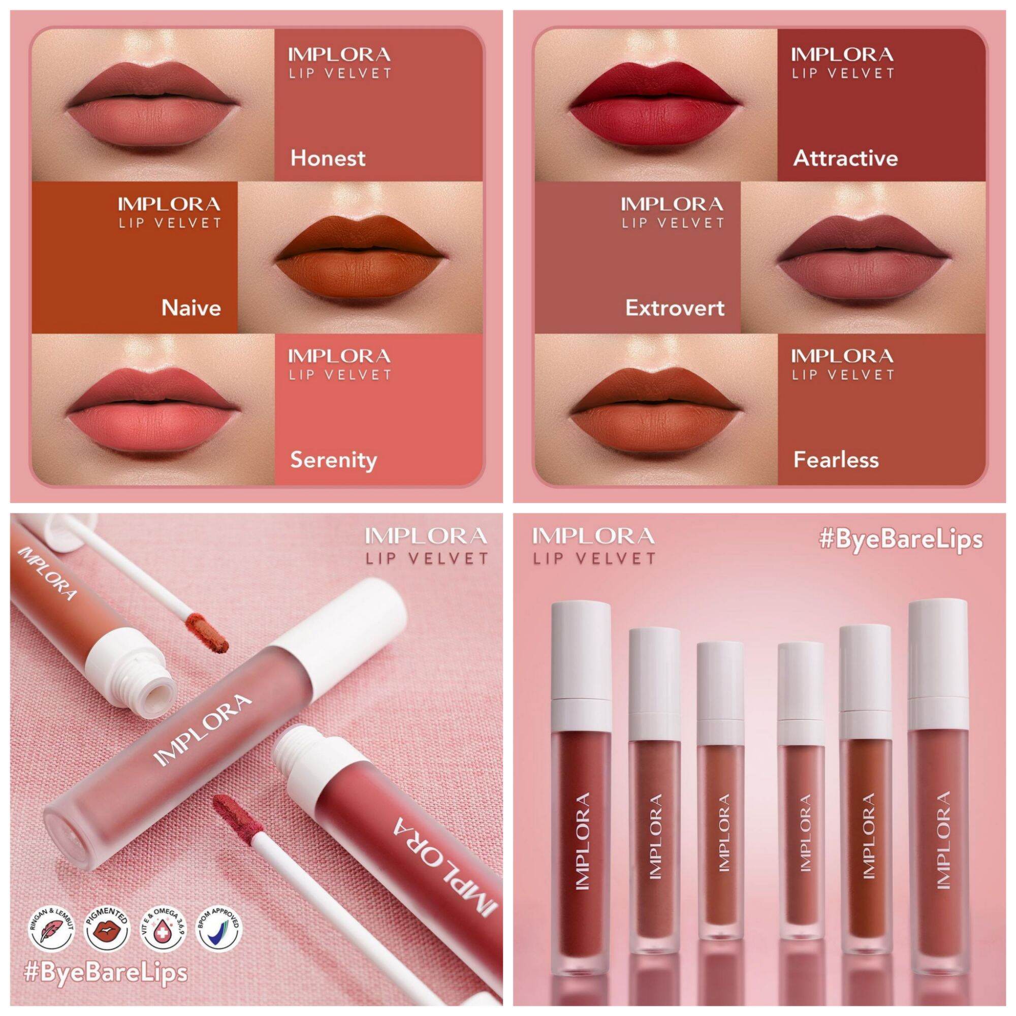 implora velvet lip cream