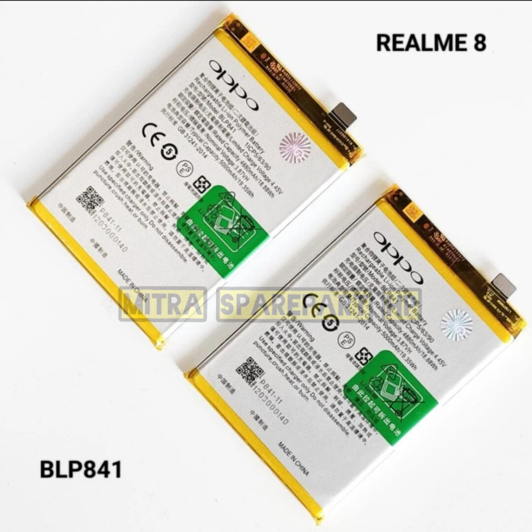 BATERAI BATRE BATTERY REALME 8 RMX3085 BLP841 | Lazada Indonesia