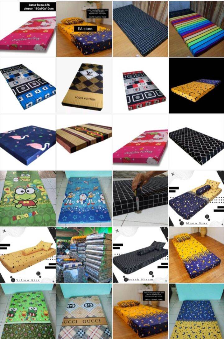 Kasur busa untuk 1 orang / Kualitas Busa Super empuk dan Awet Tidak Mudah Kempes UK180X90X10CM
