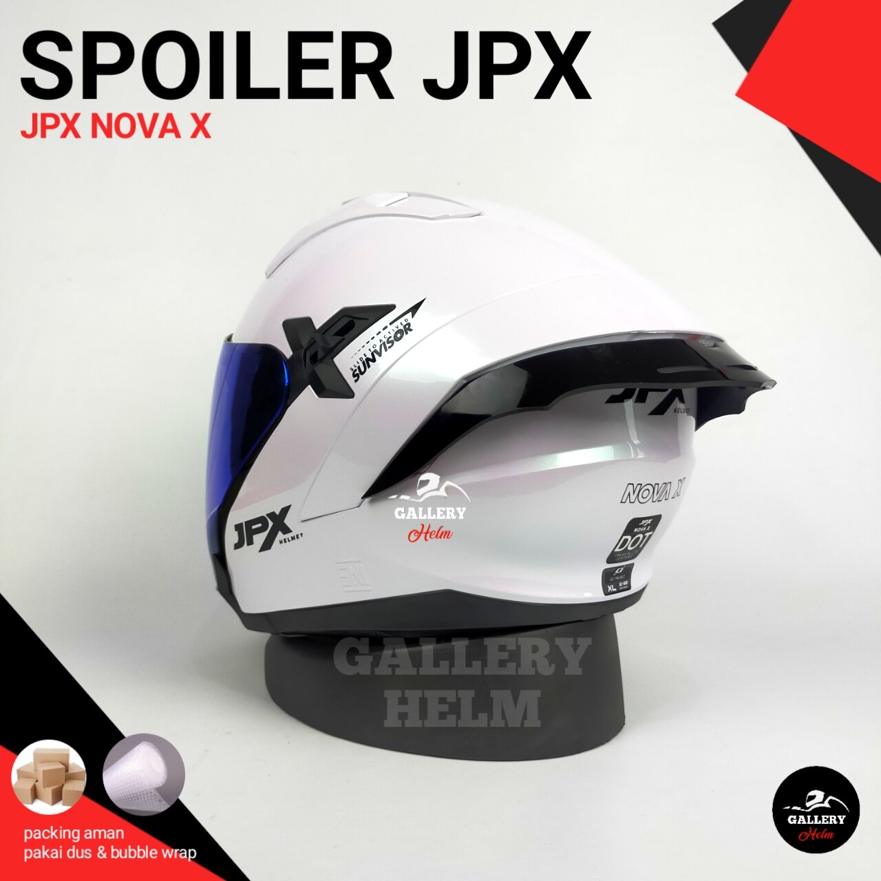 SPOILER HELM JPX NOVA X AKSESORIS WINGS HELM Lazada Indonesia