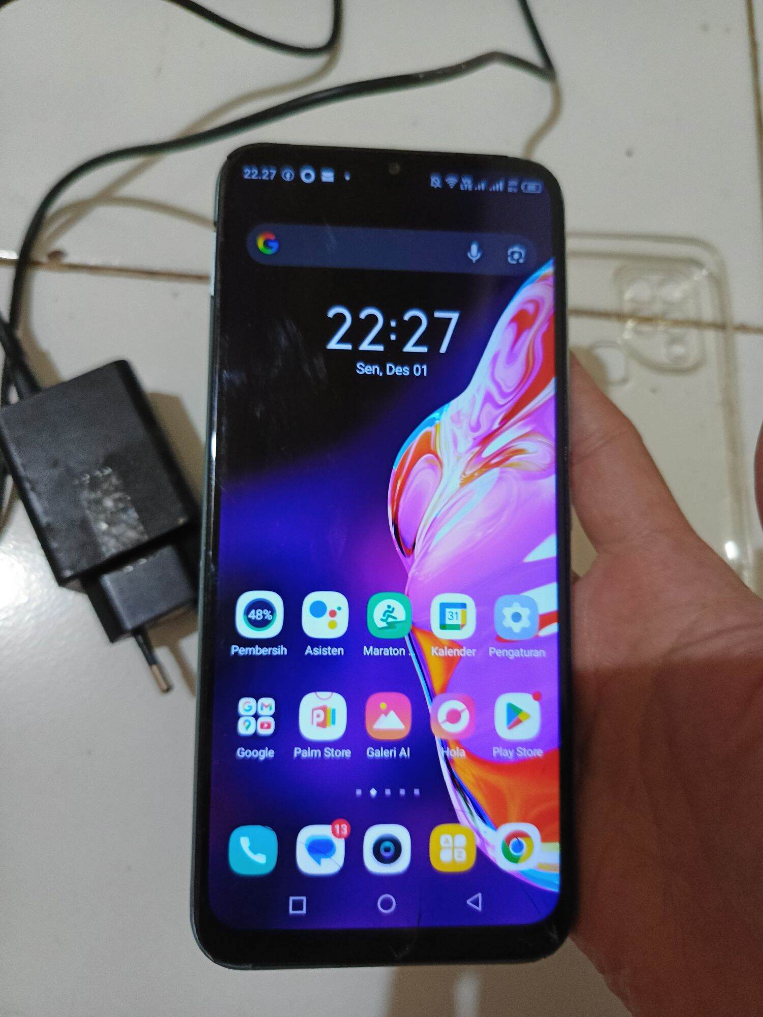 Infinix Hot 10S Ram 6Gb Rom 128Gb Second Hand Complete Full Set Giá 735,000 Đồng*Miễn phí vận chuyển