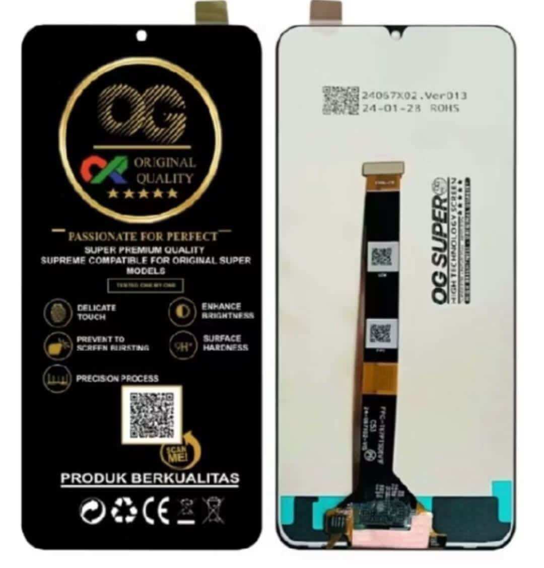 LCD REALME C51/LCD REALME C53 OG SUPER BLACK/metto Harga 120,000 rupiah*Gratis Ongkir