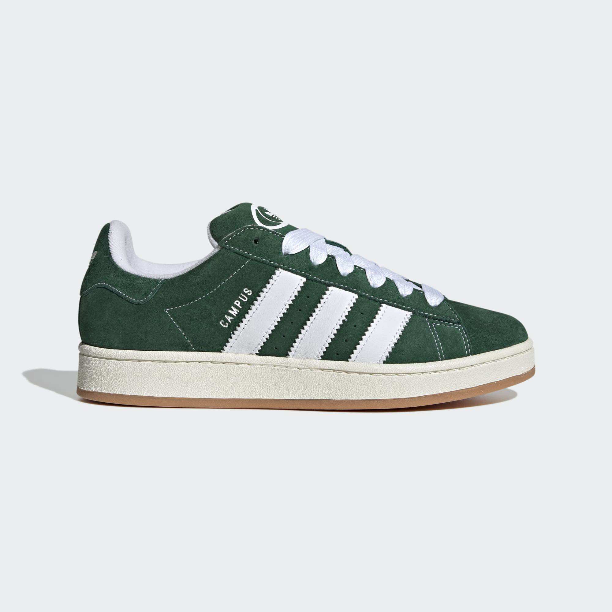 adidas gazelle silver green womens Adidas Campus 00s Core Black Chunky Rope Laces White