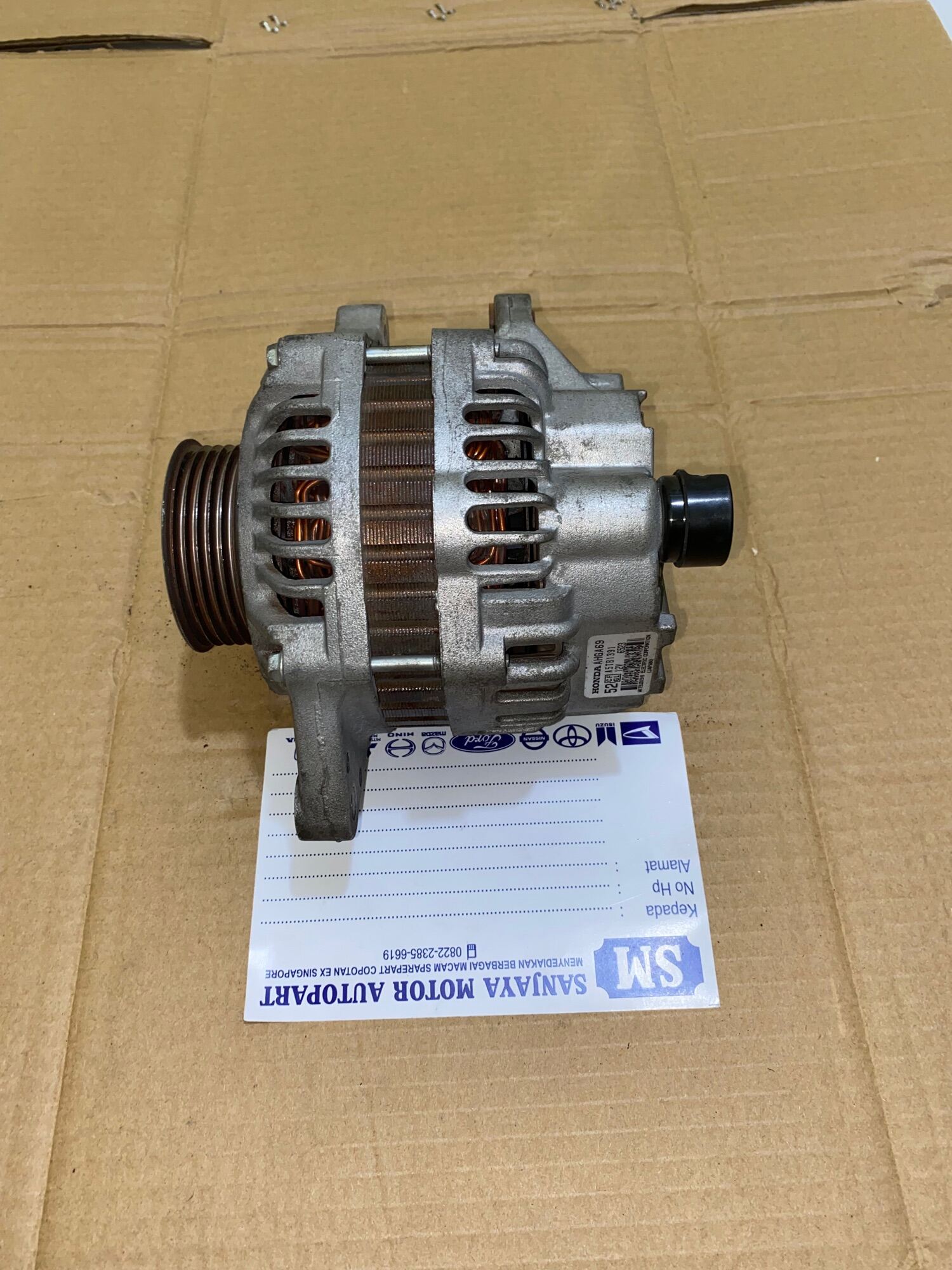 DINAMO AMPER AMPERE ALTERNATOR ALTENATOR DINAMO CAS HONDA CITY JAZZ