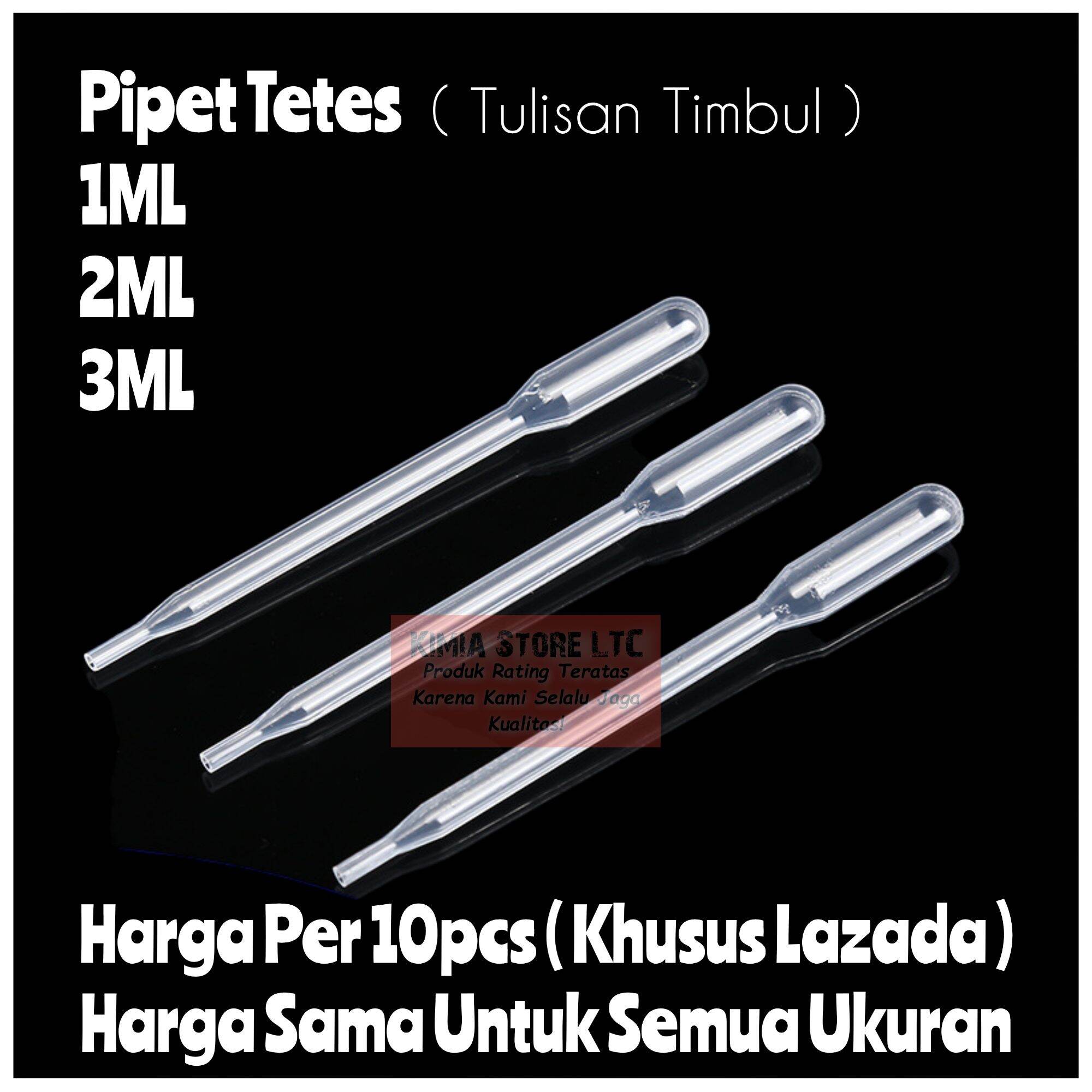 PIPET TETES PLASTIK 1ML, 2ML, 3ML / DROP PIPETTE ( PIPET TETES ...