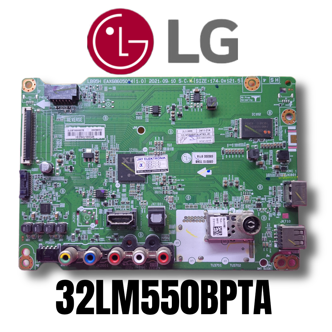 Carte Mère TV LG – Pour 55SK8000PLB / 65SK8000PLB – EAX67861603 – Neuve
