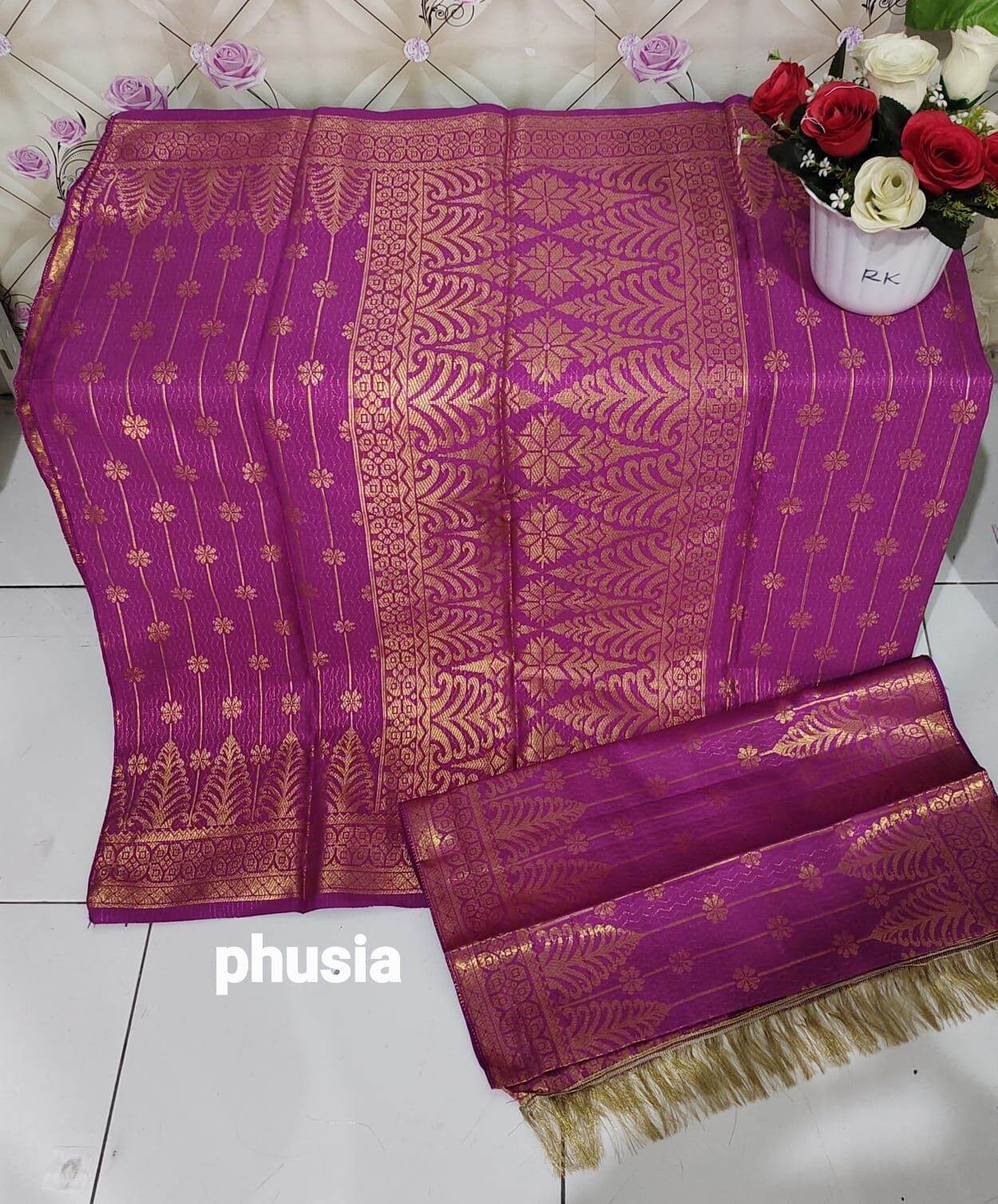 Kain Songket Mesin Dan Selendang Seri Dua Lazada Indonesia 