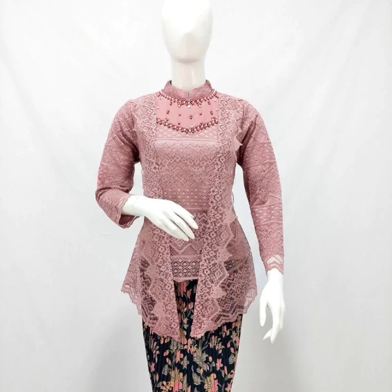 Kebaya Kutu Baru Modern Kebaya Wisuda Lamaran Tunangan Atasan Kutu Baru Full Payet Tunangan Kondangan