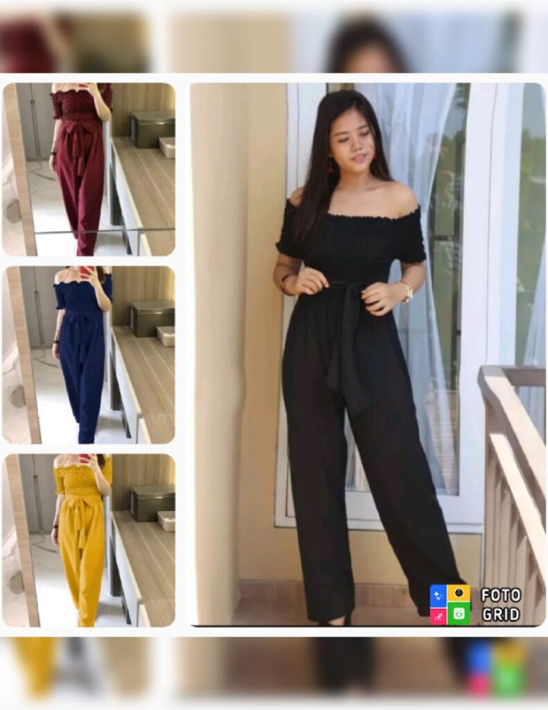 Jual Baju Jumpsuit Wanita Tangan Panjang Terbaru Jan 2025 Lazada