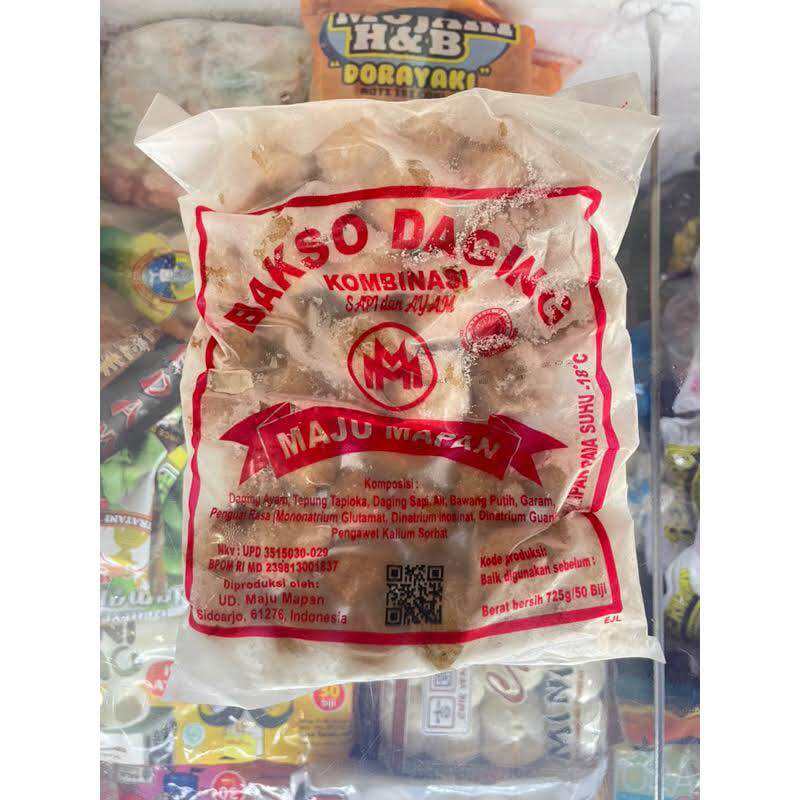 Bakso Sapi Maju Mapan 725gr Isi 50 Baso Daging Sapi Lazada Indonesia