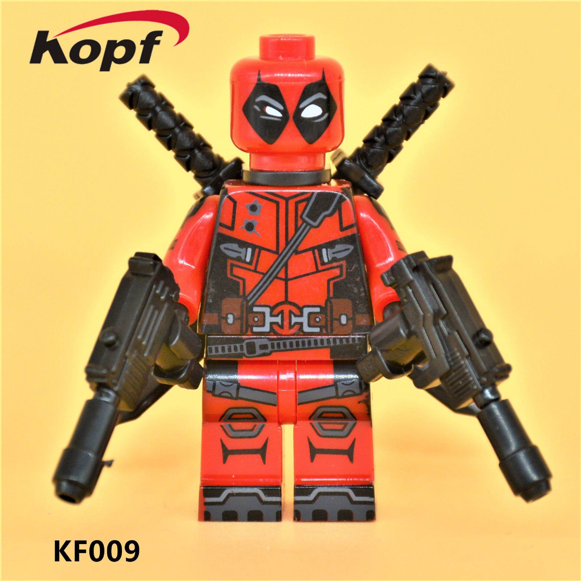 yellow deadpool lego