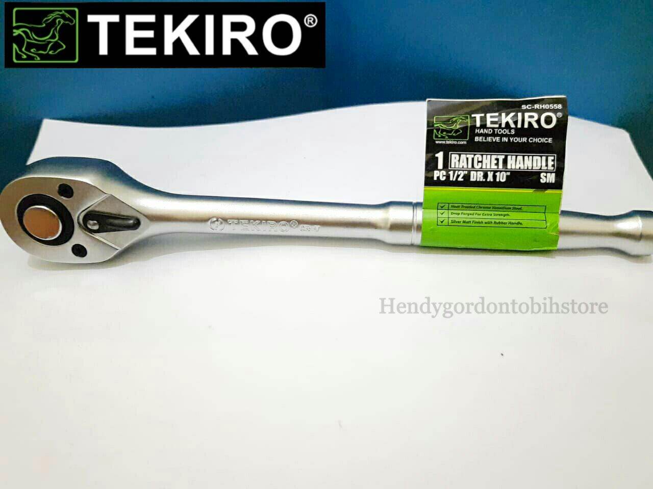 TEKIRO RATCHET HANDLE SOK 1/2" DR X 10" TEKIRO HANDLE KUNCI SOCK GAGANG SOCK Lazada Indonesia