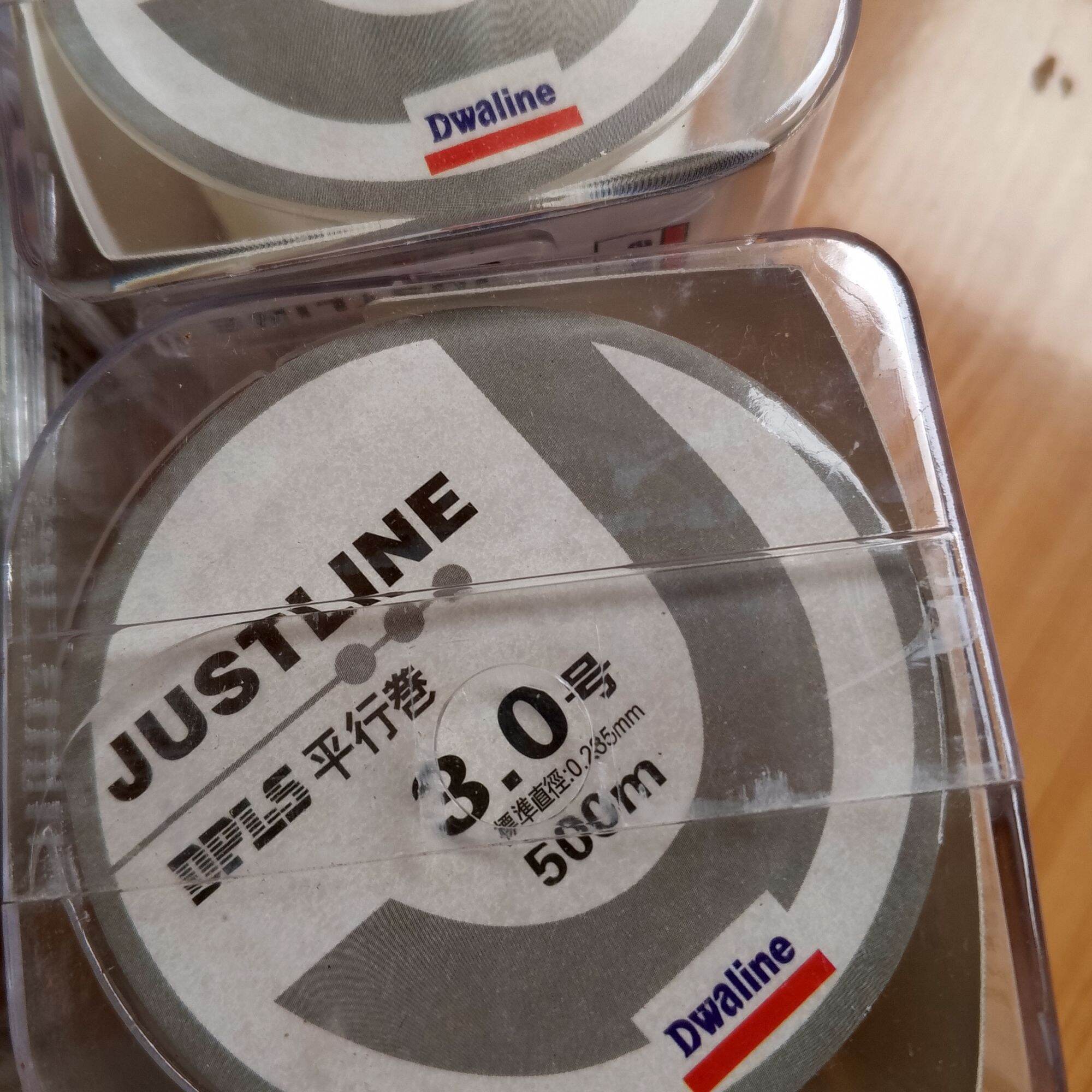 Senar Pancing Original Justline Dwaline 500m ukuran 0.260/0.285/0.330/0.370/0.405mm. 