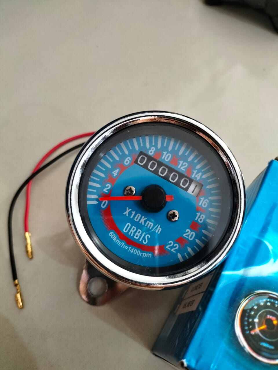 LIONEL SPEED SHOP SPEEDOMETER RPM INDIKATOR RPM ORBIS SPEEDO METER