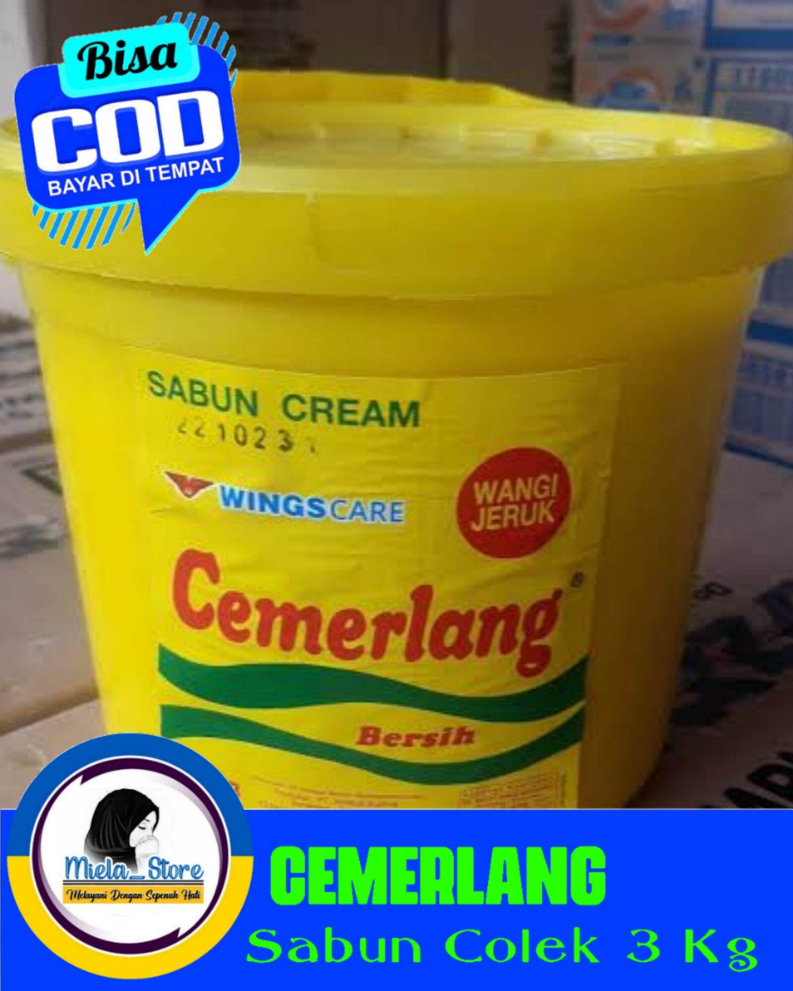 SABUN Krim COLEK CEMERLANG KEMASAN EMBER 3 KG | Lazada Indonesia