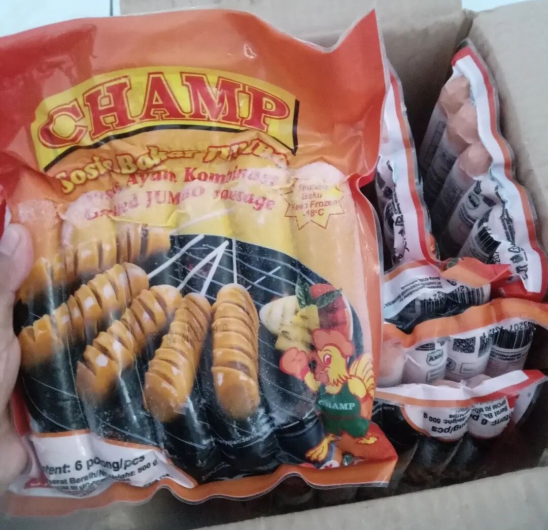 CHAMP SOSIS BAKAR JUMBO 500G Isi 6 Pcs | Lazada Indonesia