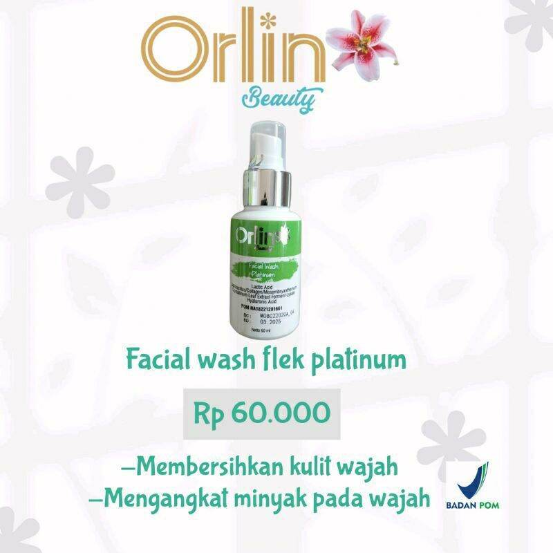 ORLIN BEAUTY SKINCARE PAKET CREAM FLEK WHITENING PLATINUM BPOM | Lazada ...