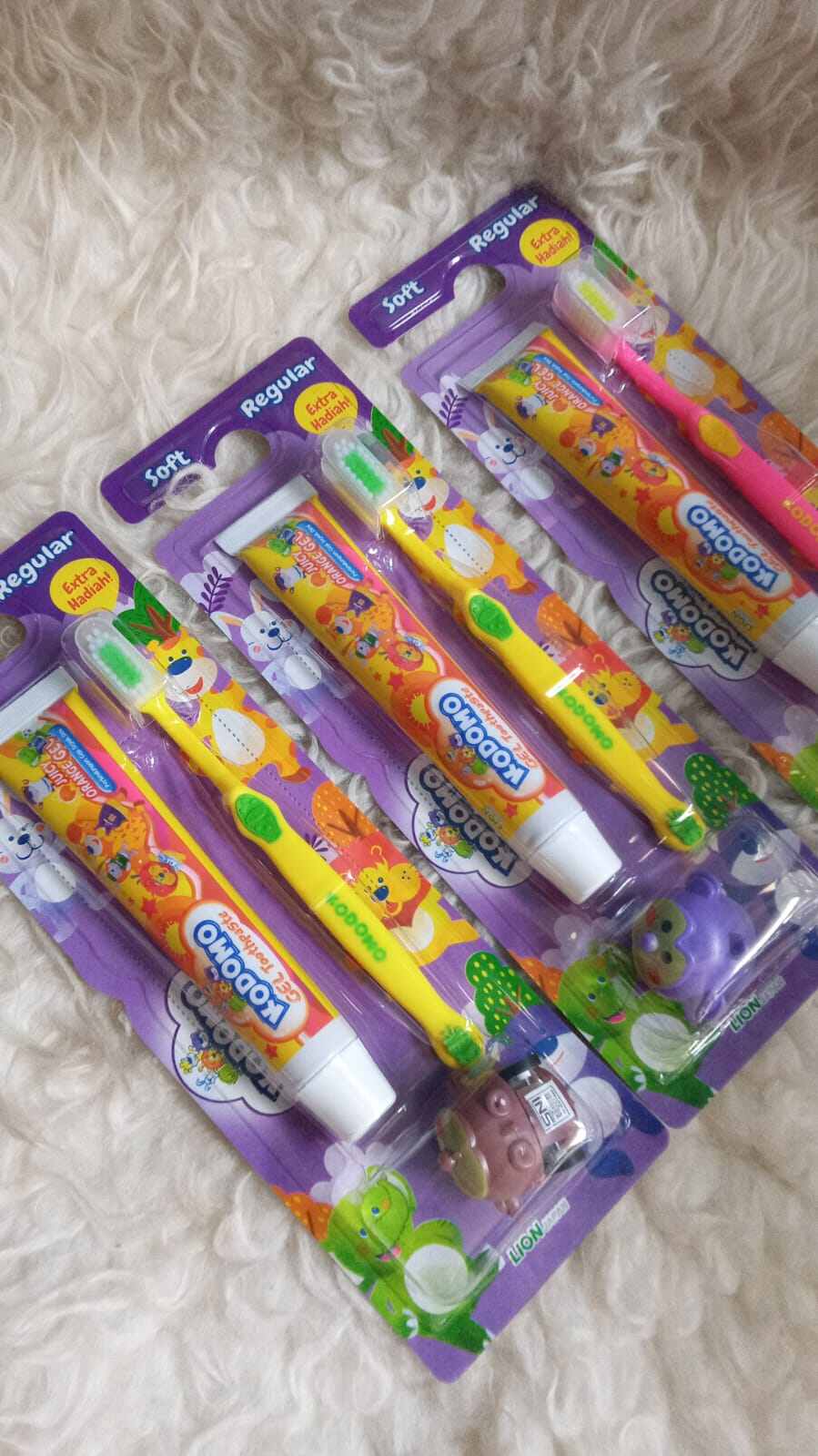 Kodomo Pasta& Sikat Gigi Anak 2in 1 bonus Mainan