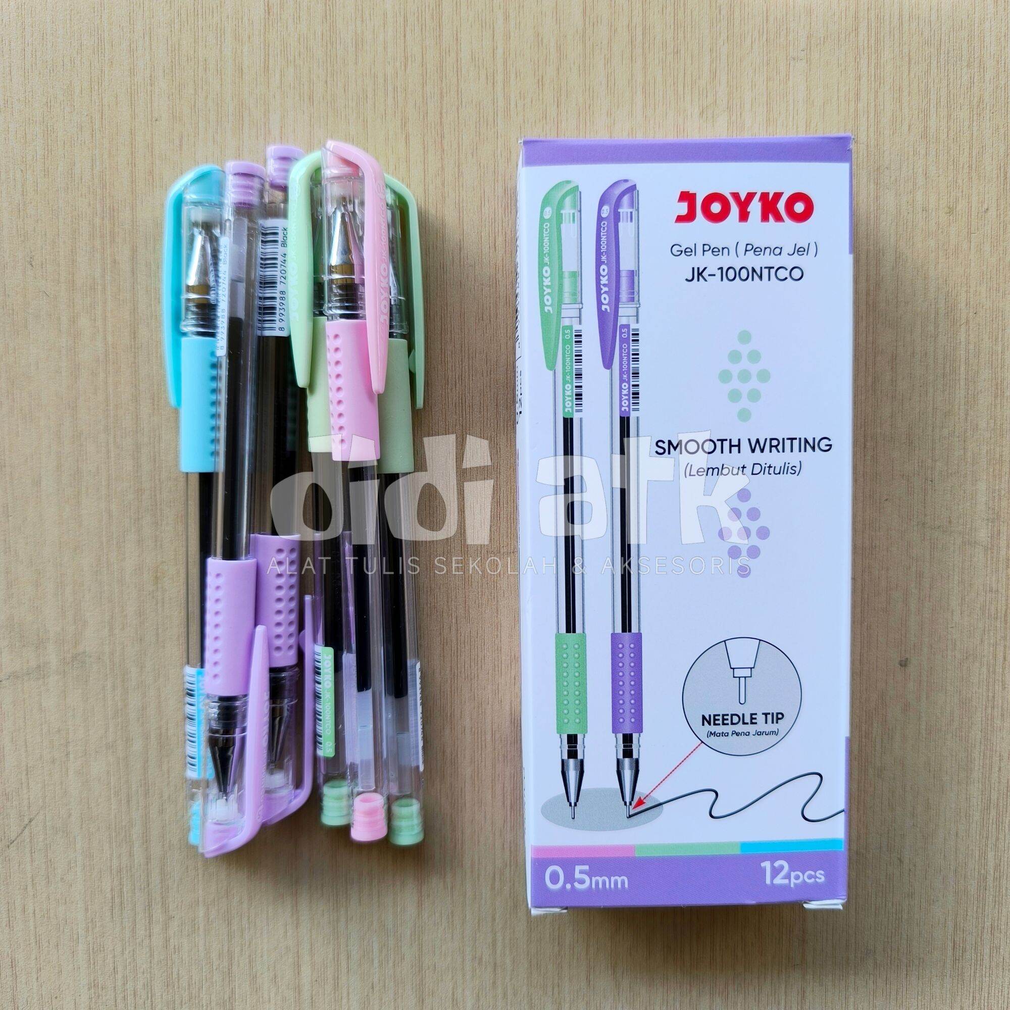 Pulpen Cair Joyko JK-100NTCO Soft Cover 0.5mm 1 Pak Isi 6 / 12 Pcs