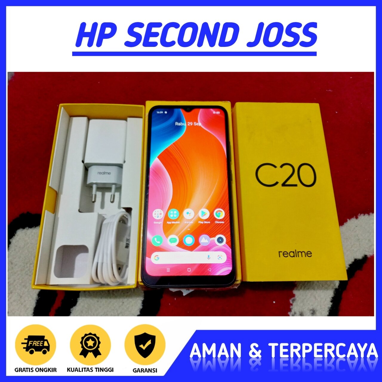 hp realme c20 second