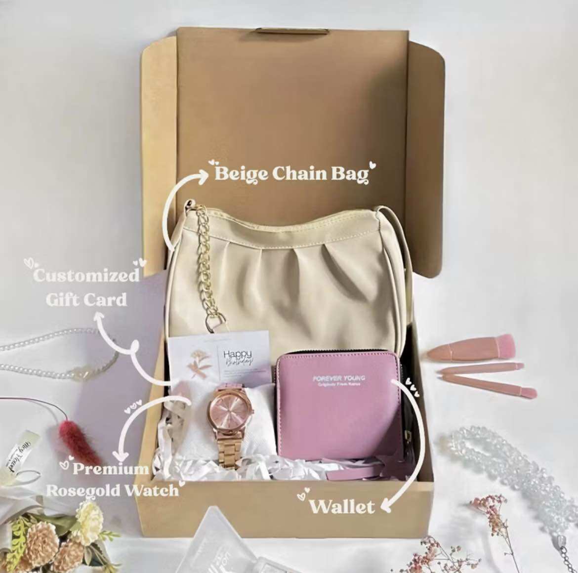 hadiah Hampers Kado UlangTahun Wanita Mewah dan Elegan Terbaru