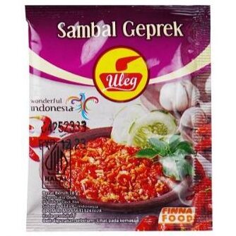 SAMBAL ULEG SIAP SAJI 1 RENCENG 10 SASHET/20 GR Sambal Pedas Halal