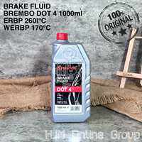 MINYAK REM - OLI REM - BRAKE FLUID DOT 4 BREMBO ORIGINAL