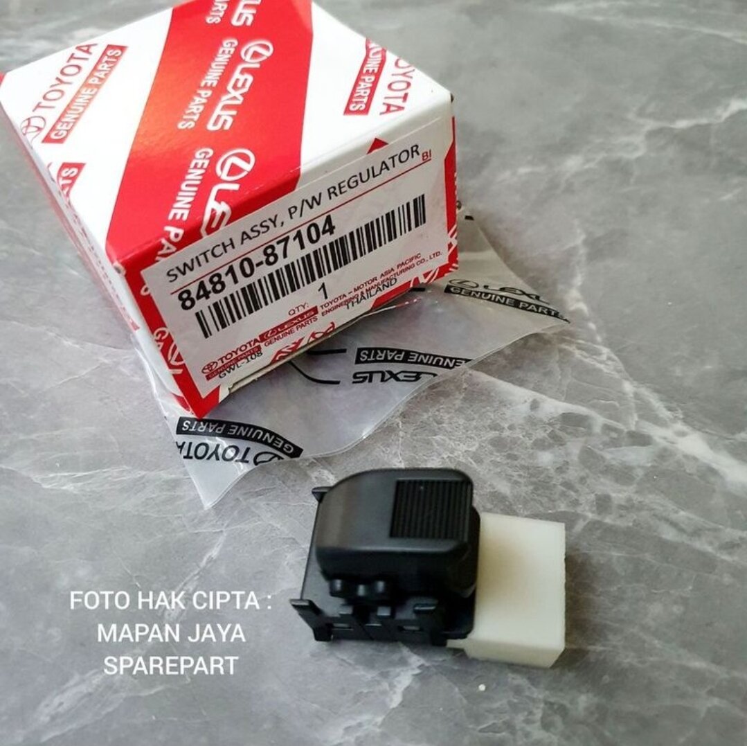 SWITCH SINGLE POWER WINDOW / ANAK POWER WINDOW AVANZA / XENIA 2004-2011 Harga 52,900 rupiah*Gratis Ongkir
