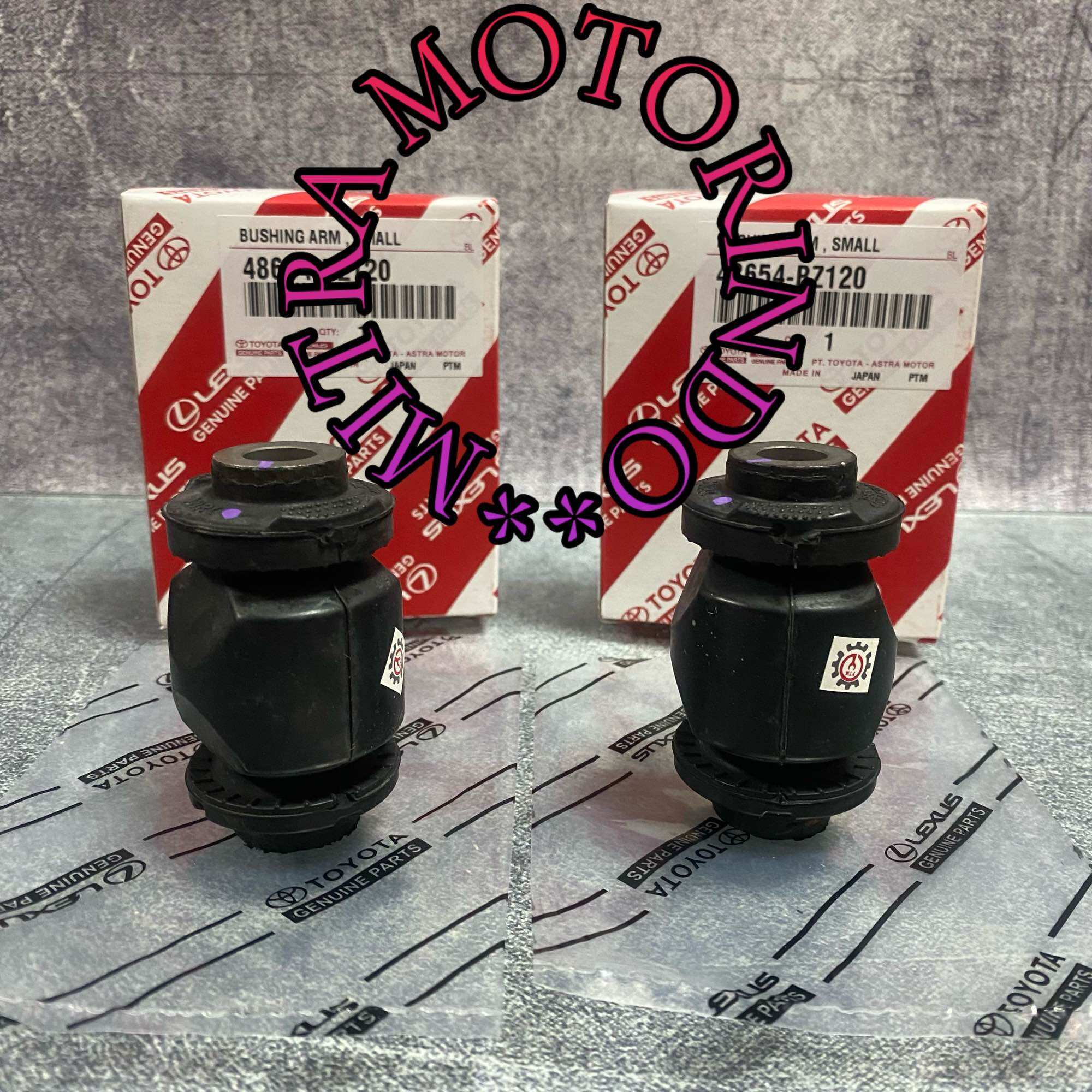 Bushing Arm Kecil/Bushing Arm Depan All New Avanza Veloz 48654-BZ120 Harga 57,500 rupiah*Gratis Ongkir