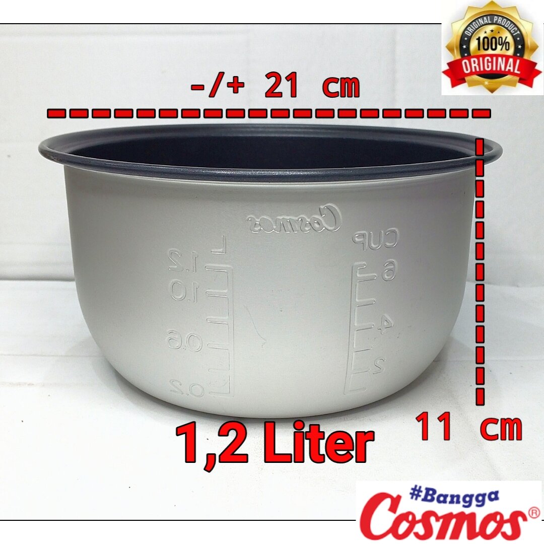 Teflon Panci Mejikom Cosmos Original 12 Liter Panci Rice Cooker 12 L