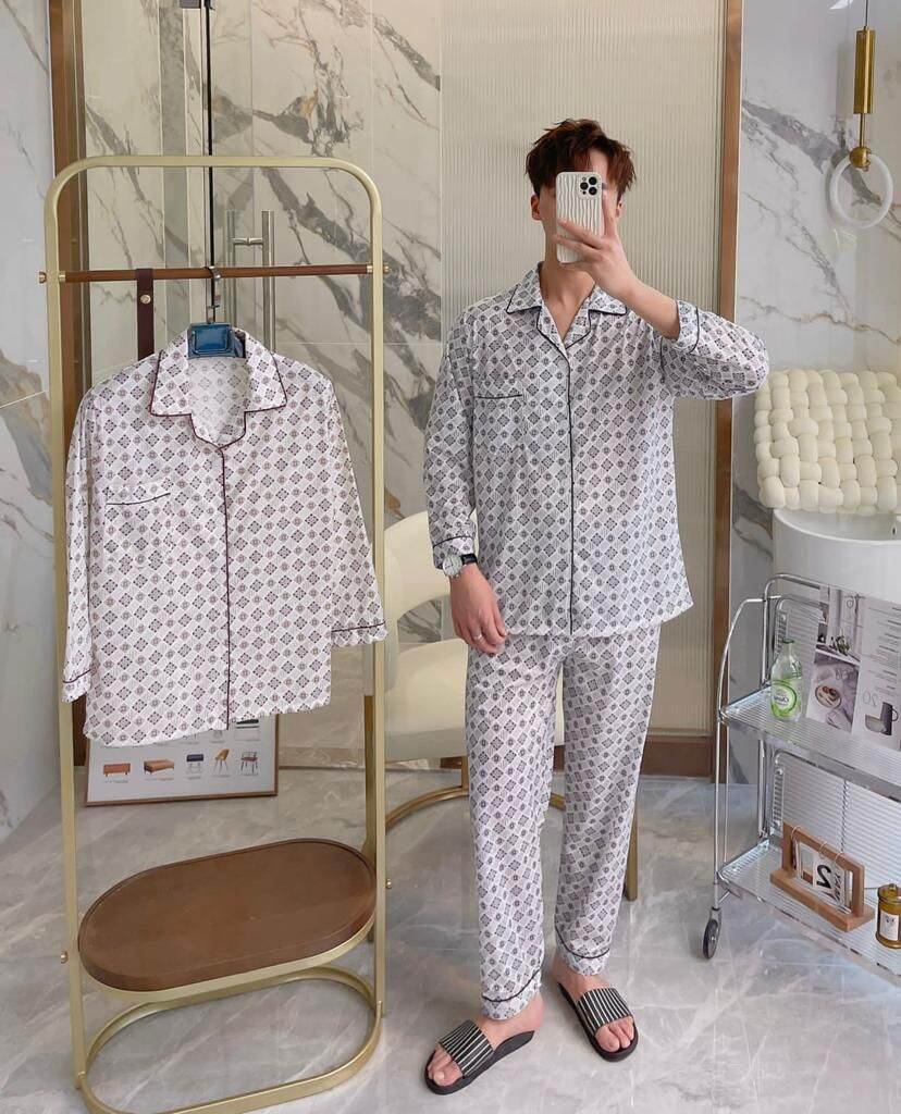 MD - Piyama Pria Import Lengan Panjang PP Import / SET Baju Tidur Import Lengan Panjang Pria Best Seller