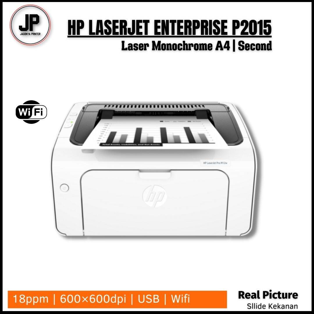 Printer Hp Laserjet Pro M12w Laser Monochrome Second Lazada Indonesia 9712