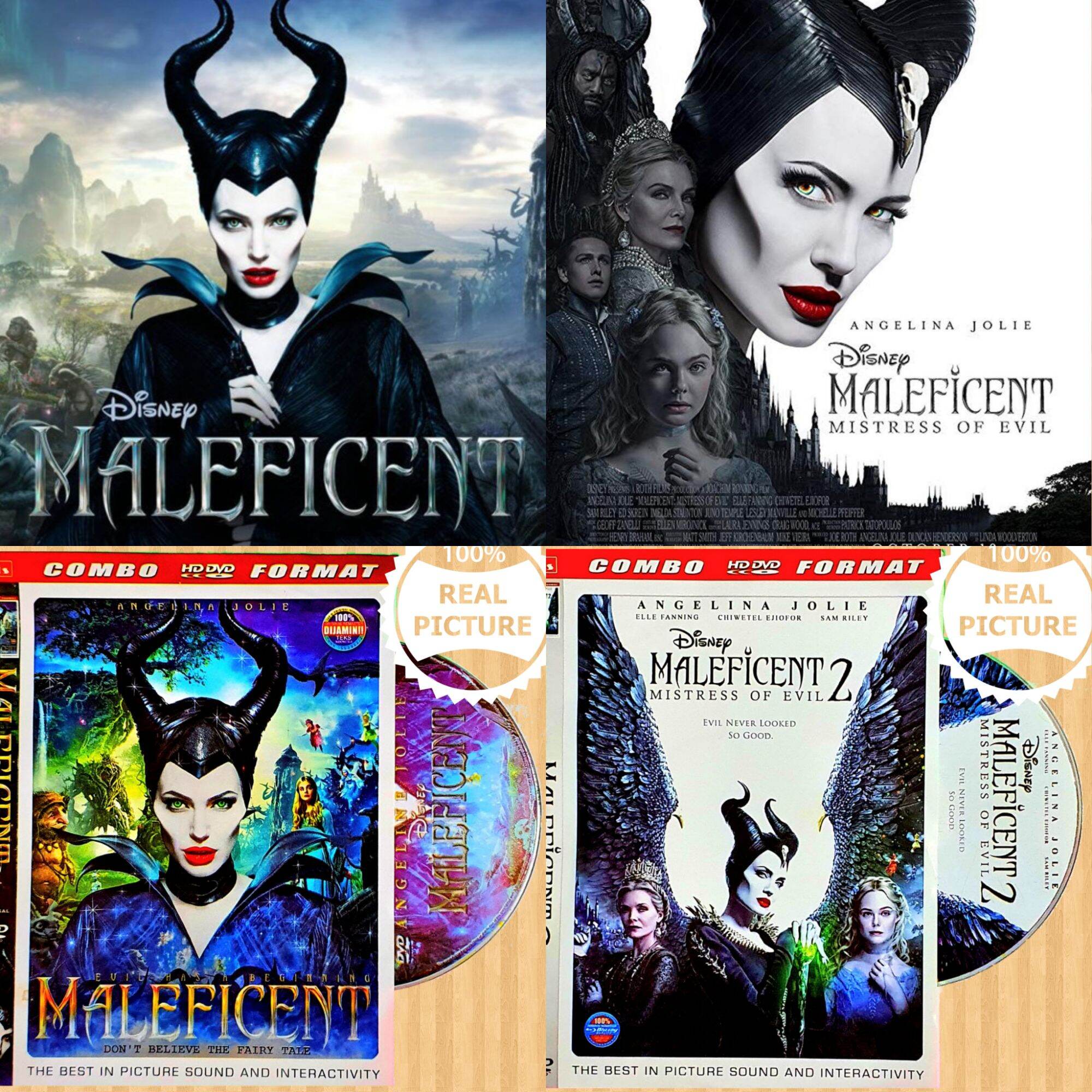 PAKET LENGKAP FILM MALEFICENT 1,2 2 DISC FULL MOVIE SUB INDO - KASET