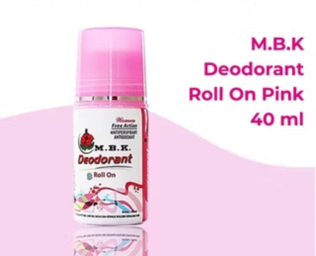 M.B.K Deodorant Roll On 40 ml /Deodorant / Penghilang Bau Badan Wanita / Mbk penghilang bau badan...