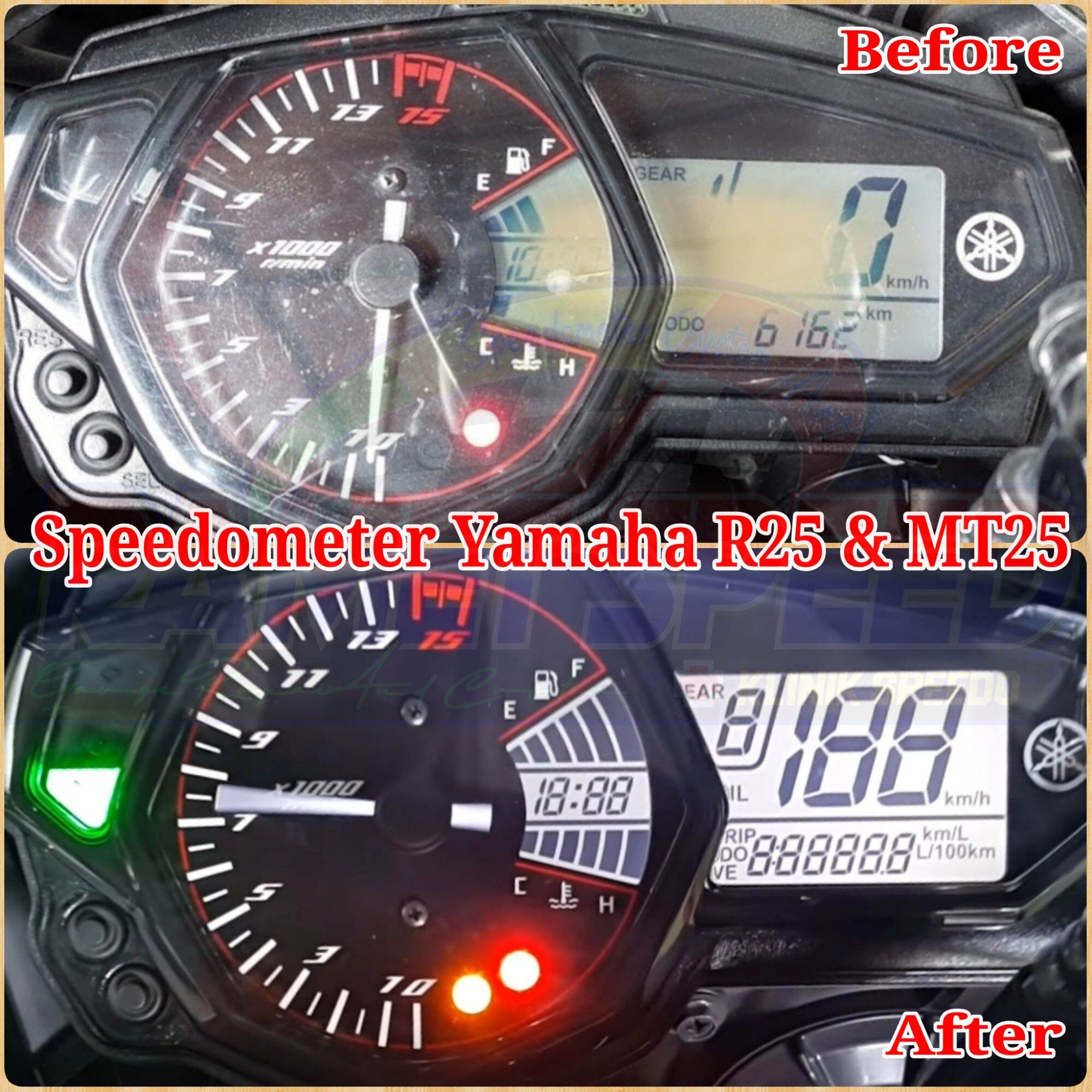 Polarizer speedometer Yamaha R25 dan MT25 polaris speedometer r25 mt25