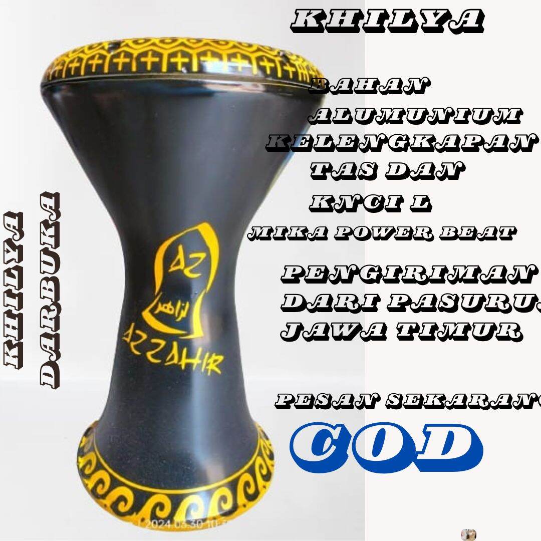 DARBUKA AZ ZAHIR 9IN & 8IN FULSET Lazada Indonesia
