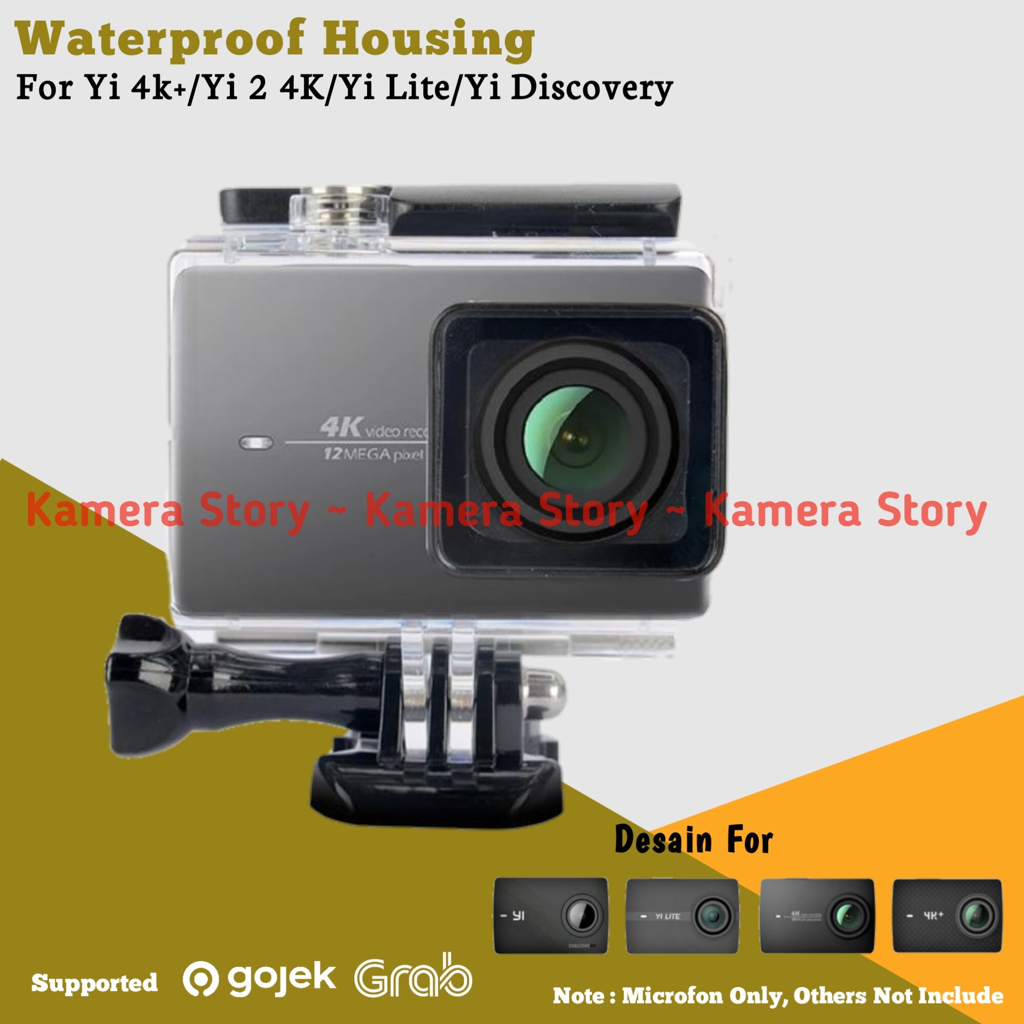 Kingma Yi Discovery Yi Discovery Yi 4k Waterproof Case