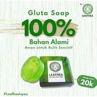 ❤ BEAUTY LEAFHEA ❤ Sabun Muka Glowing Leafhea Original BPOM | Sabun cuci muka pria | Sabun jerawat | Sabun wajah jerawat | Mencerahkan wajah | Pelembab wajah | Melembabkan dan menenangkan kulit Mencerahkan | Mengangkat sel-sel kulit mati | Glutha Soap ORI