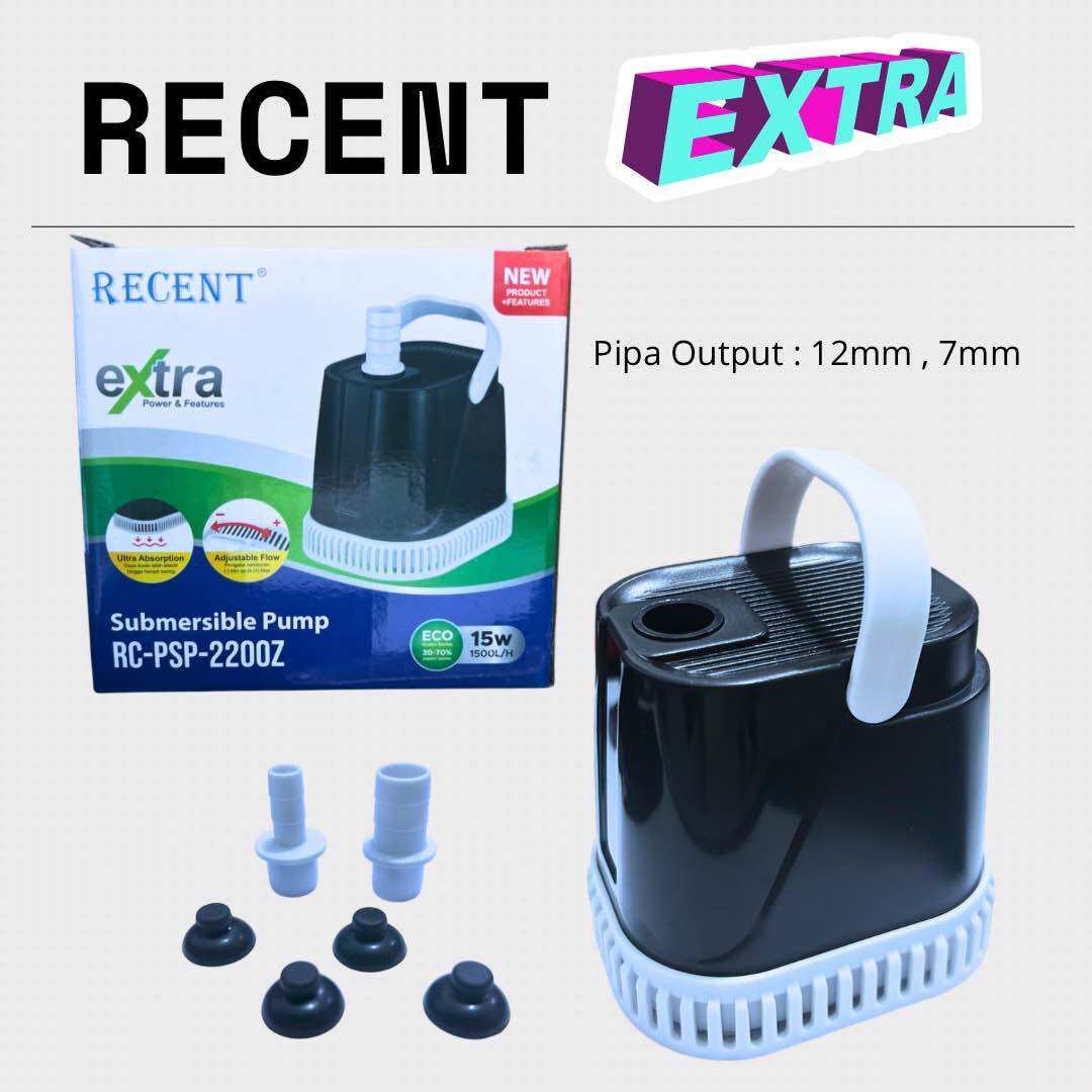 RECENT RC PSP 2200Z / 2300Z / 2400Z / 3200Z / 3400Z POMPA AQUARIUM SUBMERSIBLE PUMP EXTRA POWER FEATURES