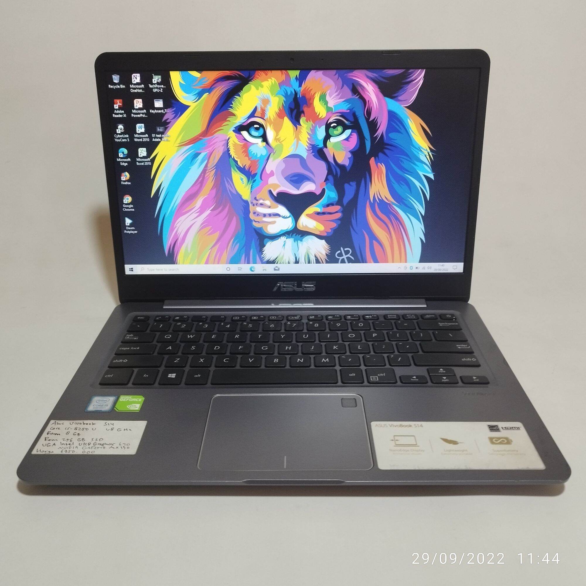Laptop Asus Vivobook S14 core i5 8th VGA Nvidia SSD Lazada Indonesia