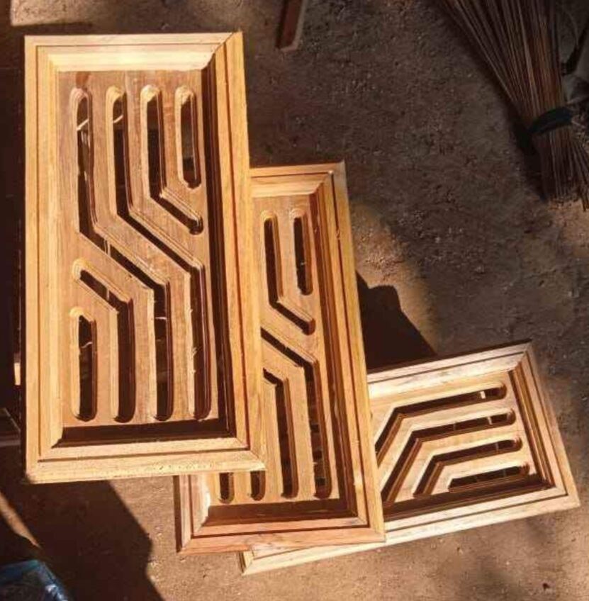 Loster angin-angin ventilasi boven jalusi kayu jati Jepara | Lazada