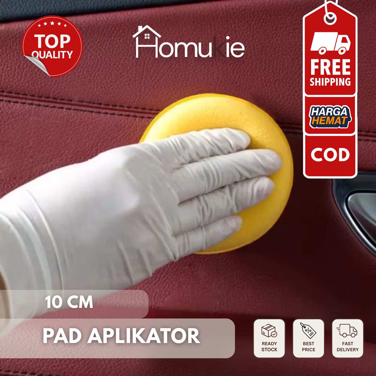 Homukie - Soft Foam Sponge Applicator Pad for Car Motorcycles Harga  1,000 Ringgit*Penghantaran Percuma