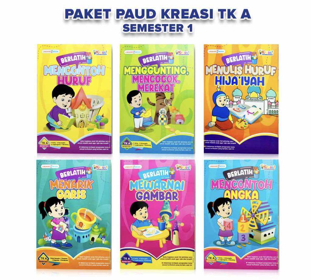 Buku Anak Tk Paud Paket Paud 6 Buku Kreasi Tk A Semester 1 Sesuai Buku Anak Tk Paud Paket Paud 6 Buku Kreasi Tk A Semester 1 Sesuai