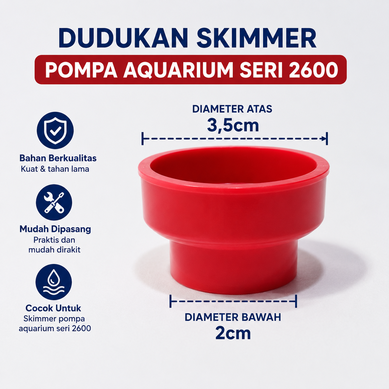 DUDUKAN SKIMMER POWERHEAD SERI 2600