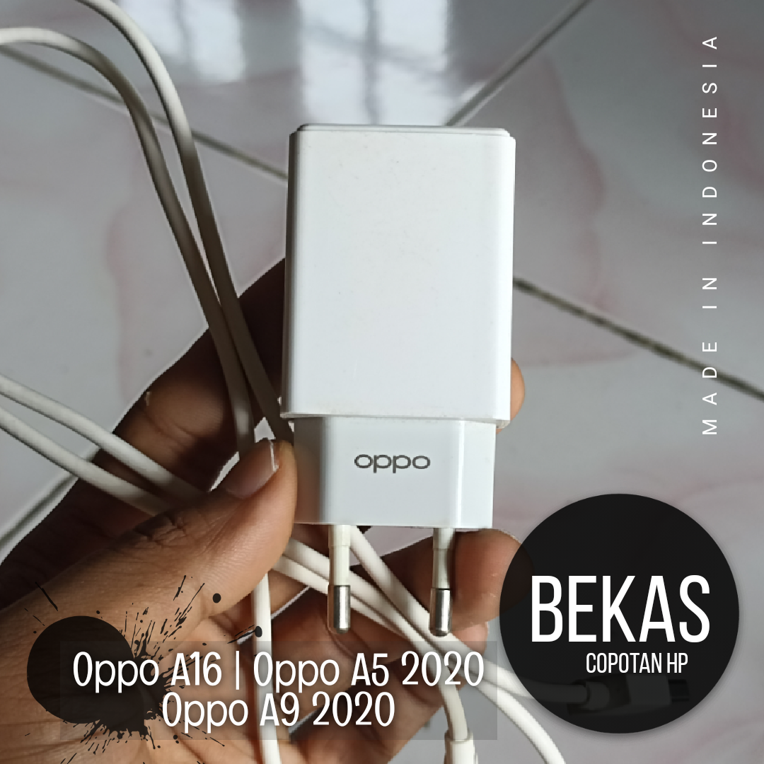 harga charger oppo a16 original